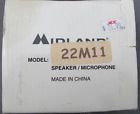 22m11 Midland Vintage Replacement Speaker In Shipping