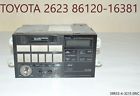 2623 Toyota Radio Black Lcd Vintage Tape Cassette