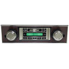 33-188216-1 Custom Autosound Camaro Am Fm Stereo Radio With Walnut Bezel