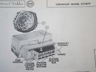 3711897 Chevrolet Corvette Radio Photofact
