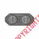 41-12136-1 Custom Autosound Radio Speaker Assembly Dual Front Falcon