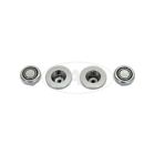 41-75956-1 Ford Radio Knobs Set Chrome Plastic Fairlane Torino Ranchero Falcon