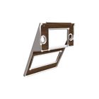 44-43418-1 Scott Drake Ford Mustang Radio Bezel Panel Walnut Wood Grain