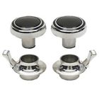 50-206430-1 Premier Quality Products Chevelle Radio Knobs Stereo With Tuner Spacer