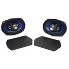 50-209813-1 Custom Autosound Chevelle Speakers Rear Package Shelf Watt