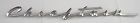 524675 Pontiac Chieftain Front Fender Script Pair