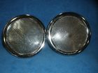 165-710 5pc2-1 Pr Vintage Speakers Chrome Grille Covers Ford Chevy Dodge Gm