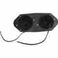 44-71662-1 64-66 Premier Quality Products Ken Harrison Speaker Assembly W Dual 3.5 Speakers Mustang