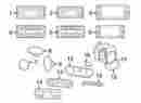 68282482aa Chryslerdodgejeep Chrysler Oem Radio Control Unit Image 1