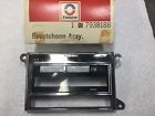 7938188 Original Gm Delco Nos Ncrs Corvette Radio Chrome Bezel