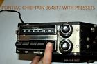 964817 Pontiac Old Chieftain Classic Retro Original Car Dash Radio Chrome