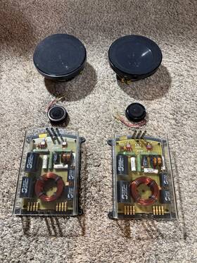 641px A/d/s/ 336px Ads And 4 Inch Drivers 3-way Component Audiophile Set Rare