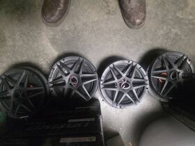 Abm80 Alphasonik 4x Dynamis 500 Series 8 Bullet Midranges Car Audio Speakers