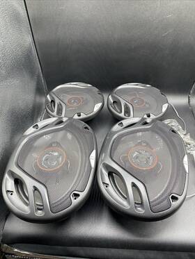 As2629p Alphasonik 6.5 Inch And 6x9 3 Way Speaker System Lot Of 4 Car Audio As26p As29p