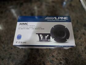 30mc Alpine 3 Inch 50w Rms Midrange Component Speakers - Pair