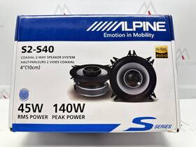 S2-s40 Alpine 4958043505593 - Next-generation S-series 4 Inch Coaxial Speaker Set