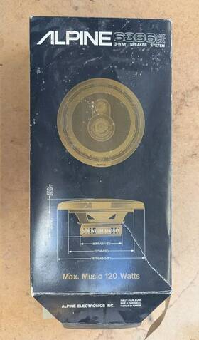 6366cx Alpine 3 Way Speakers