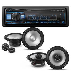 Alpinebdl230810-19-uob-k Alpine Ute-73bt Receiver S2-s65c And S2-s65 6.5 Inch Speakers