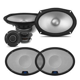 Alpinebdl240108-35-uob-k Alpine S2-s69c And Kte-s69g Bundle 6x9 Inch S-series Component Speaker Grill