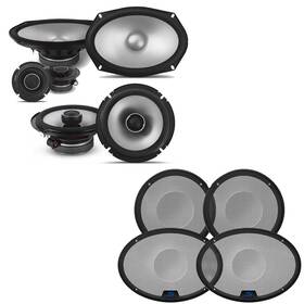 Alpinebdl240108-39-uob-k Alpine S2 6x9 Inch And 6.5 Coaxial With 2 Kte Speaker Grill Bundle