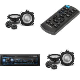 Alpinebdl241003-27-uob-k Alpine Ute-73bt Rue-4360 Remote With 2 Pairs S2-s40c Type S 4 Inch Compon