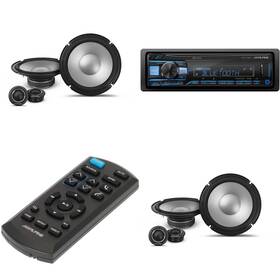 Alpinebdl241003-35-uob-k Alpine Ute-73bt Rue-4360 Remote With 2 Pairs S2-s80c Type S 8 Inch Compon