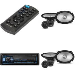 Alpinebdl241003-38-uob-k Alpine Ute-73bt Rue-4360 Remote With 2 Pairs S2-s69c Type S 6x9 Inch Comp