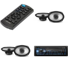 Alpinebdl241003-39-uob-k Alpine Ute-73bt Rue-4360 Remote With 2 Pairs S2-s69 Type S 6x9 Inch Coax