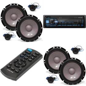 Alpinebdl241003-46-uob-k Alpine Ute-73bt Rue-4360 Remote With Two Pairs Sxe-1751s 6.5 Inch Compone