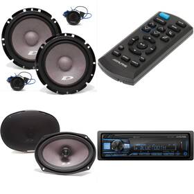 Alpinebdl241003-48-uob-k Alpine Ute-73bt Rue-4360 Remote With A Pair Sxe-1751s 6.5 Inch Component