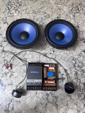 Ddc-f17c Alpine 2 Way Speaker Car Audio Walking Tested Crossover Tweeter Set