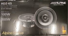 Hdz-65 Alpine Status Series 6.5 Inch 300w Peak Power Handling 4 Ohms 2-way Full
