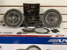 Hdz-653 Alpine 6.5 Inch 3-way Component Speaker System