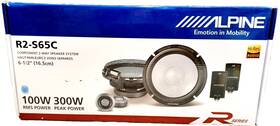 R2-s65c Alpine 6.5 Inch R-series High-resolution 2-way Component Speaker Set Pair