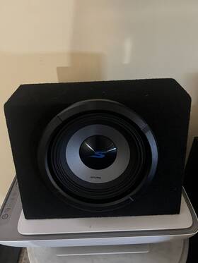 S2-w8d4 Alpine Series Dual Four Ohm Car Subwoofer In Sealed Box