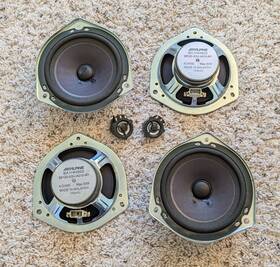 Sa1hh920 Alpine Car Speakers Model Set Of 4 2 Tweeters Honda Pilot Audio