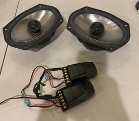Spr-649a Alpine Set Of Two Type R 6 Inch X9 Car Speakers With Crossovers