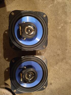 Sps-13298 Alpine Speakers 5-1/4 Inch 80 Watt Peak Coaxial Two-way Speaker