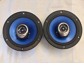 Sps-1629s Alpine 6.5 Inch Coaxial 2-way Speakers Pair 30w Rms 120w Peak