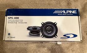 Sps-400 Alpine 2-way 4 Inch Car Speaker In Box