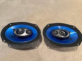 Sps-6939s Alpine Electronics 6x9 3 Way Coaxial Speakers Pair Woofer Vintage