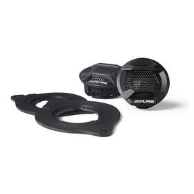 Spv-10tw-wra-uob-k Alpine 1 Inch Component Tweeters For Jeep Wrangler Jk/jl And Gladiator Jt