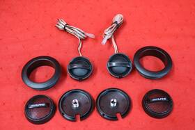 S-s10tw Alpine Ss10tw 240 Watt 1 Inch Silk Dome Tweeters No Crossovers Used #u2