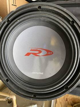 Swr-1022 Alpine Swr-1022/1043 Swr- 1043d And 1022d Sub. Speakers Tested Working Great Condition #2