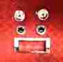 Am-1010 Am1010 Dynacorn 1969 Camaro Radio Bezel Knob Kit Original Gm Factory Reproduction