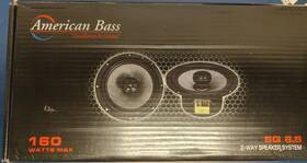 American Bass 636823700058 6.5 Inch 2-way 160w Car Speaker