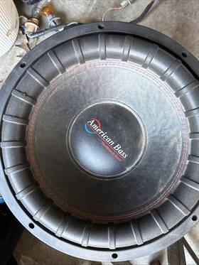 American Bass 860012313884 Xfl 15 2 Ohm 3000 Max Watts Car Subwoofer Speaker