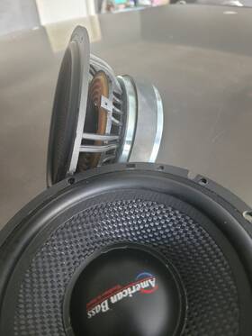 Sq65cb American Bass 6.5 Midrange Speaker Sold Pair 150w Rms/300w Max 4 Ohm