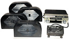 Asfm-830-h Lear Jet Vtg Stereo Track Player Fm Multiplex Adapter Speaker
