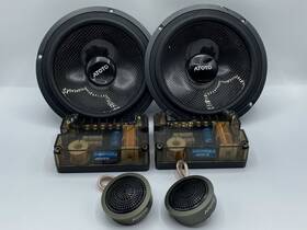 Cs-651dst Atoto 2-way 6.5 Inch 2x Mid-bass Car Component Speakers System Used